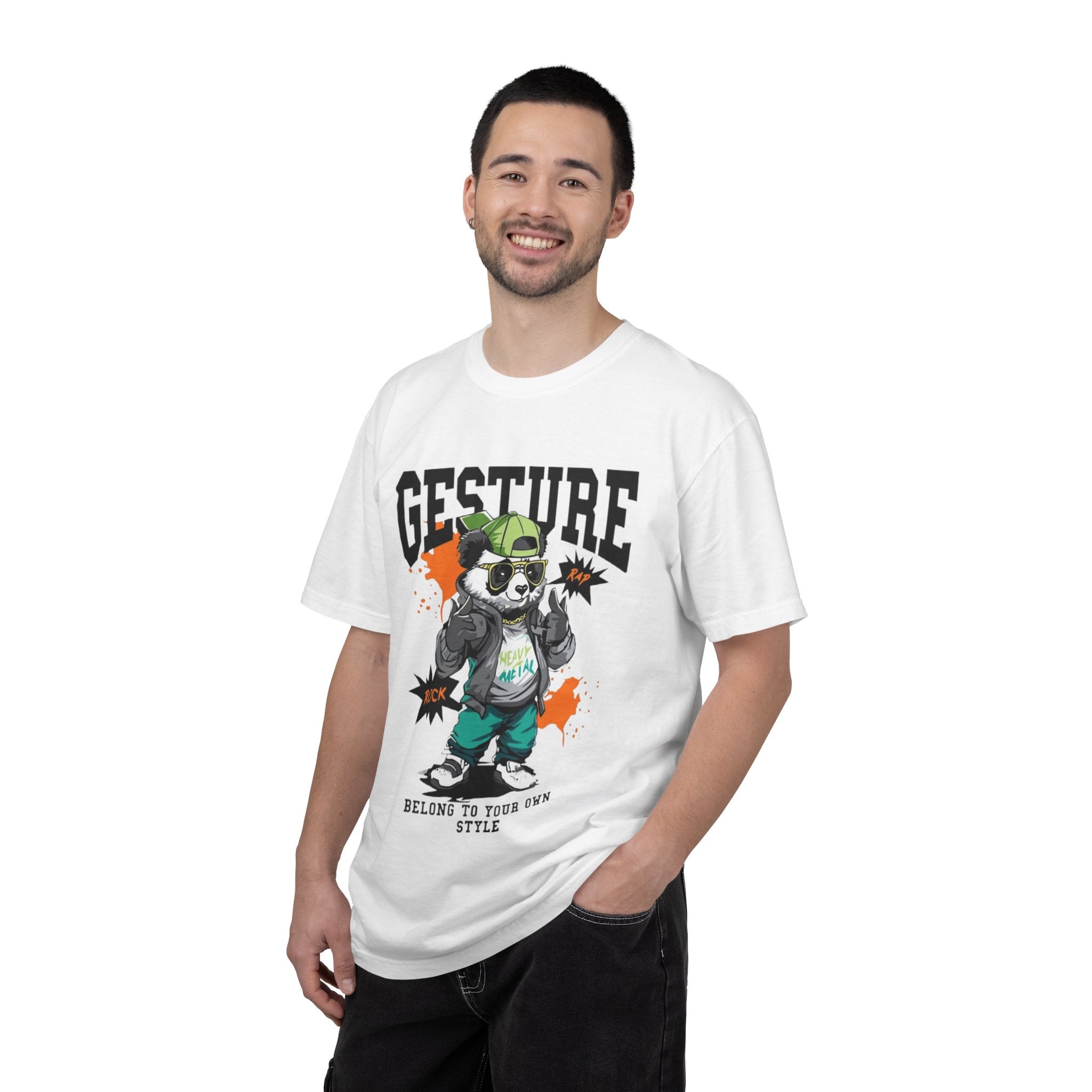 Gesture Streetwear Graphic T-Shirt - Bold Urban Style