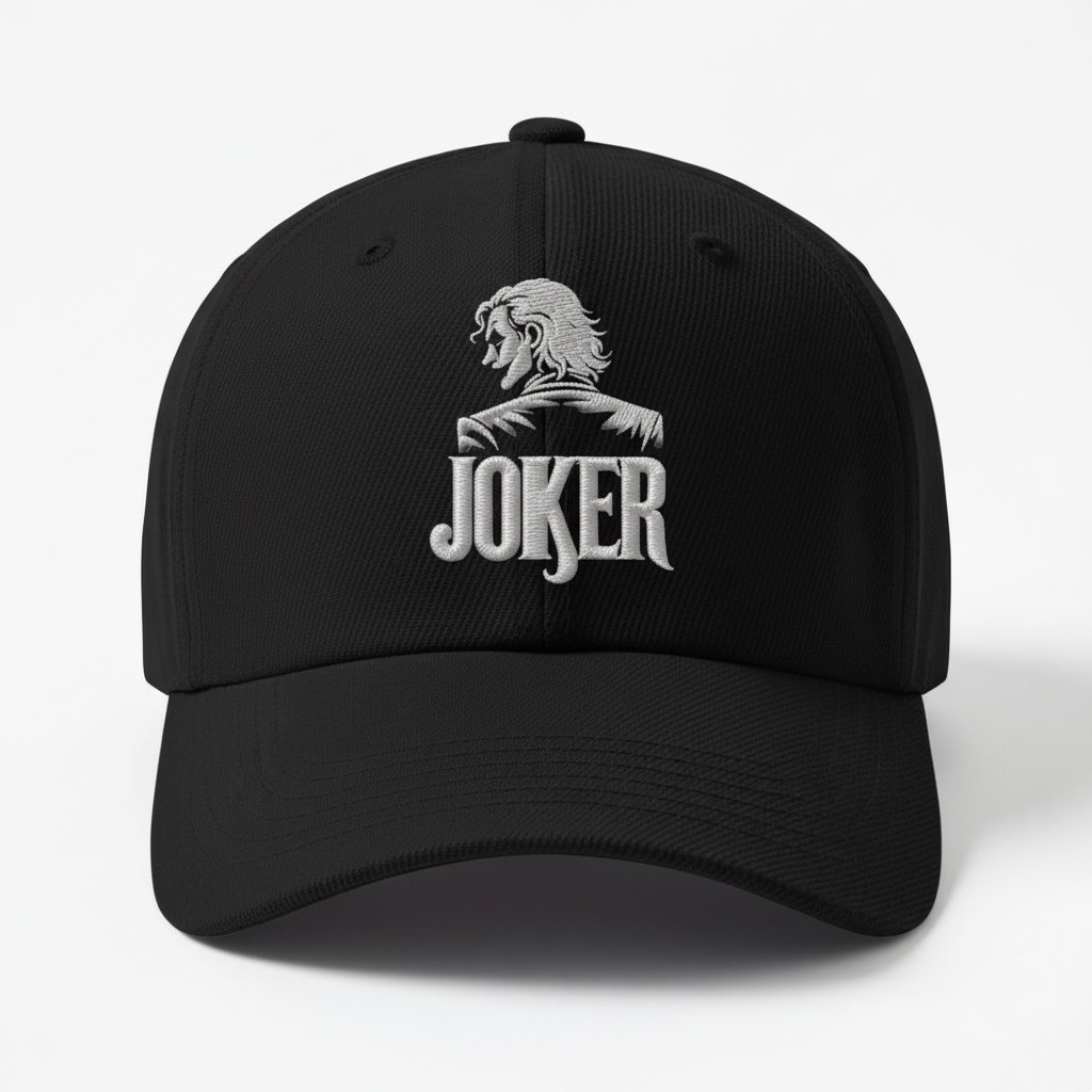 Black Cap with Your JOKER Design