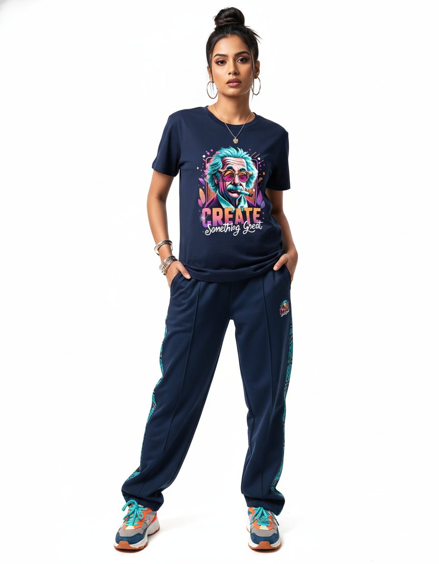 Female model - Create Something Great tee