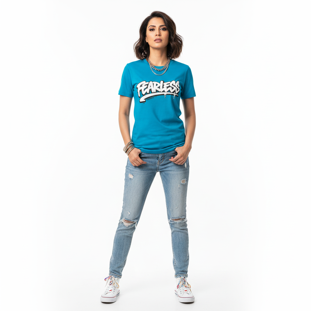 Female model - Fearless tee