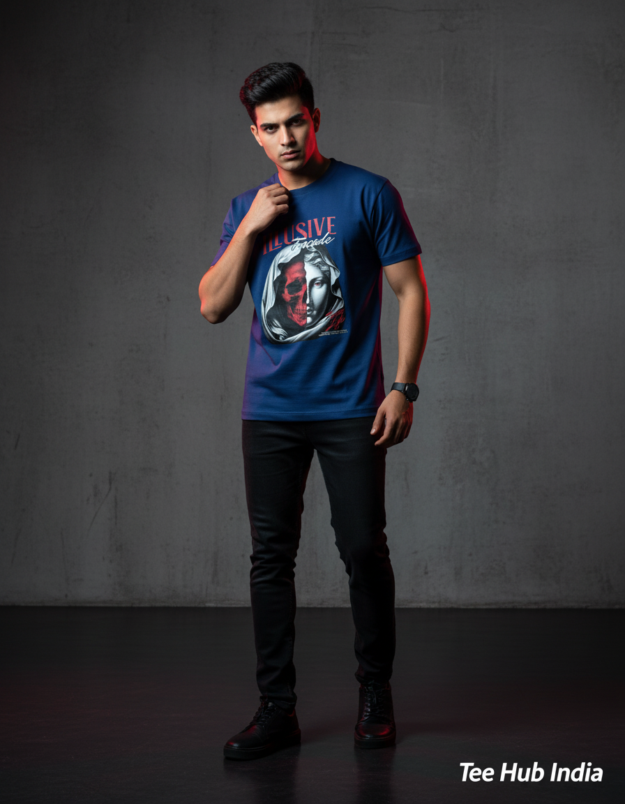 Illusive Facade T-shirt Ad - Studio