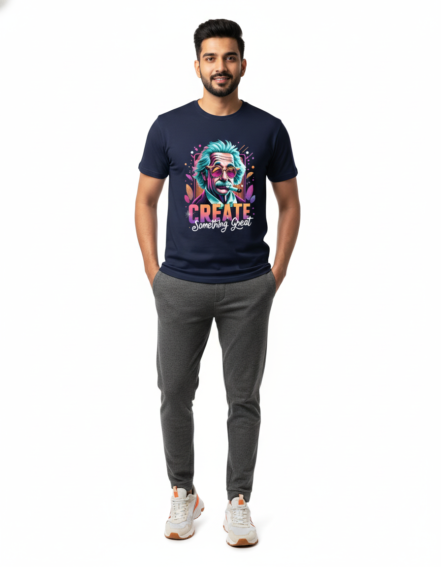 Male model - Create Something Great tee