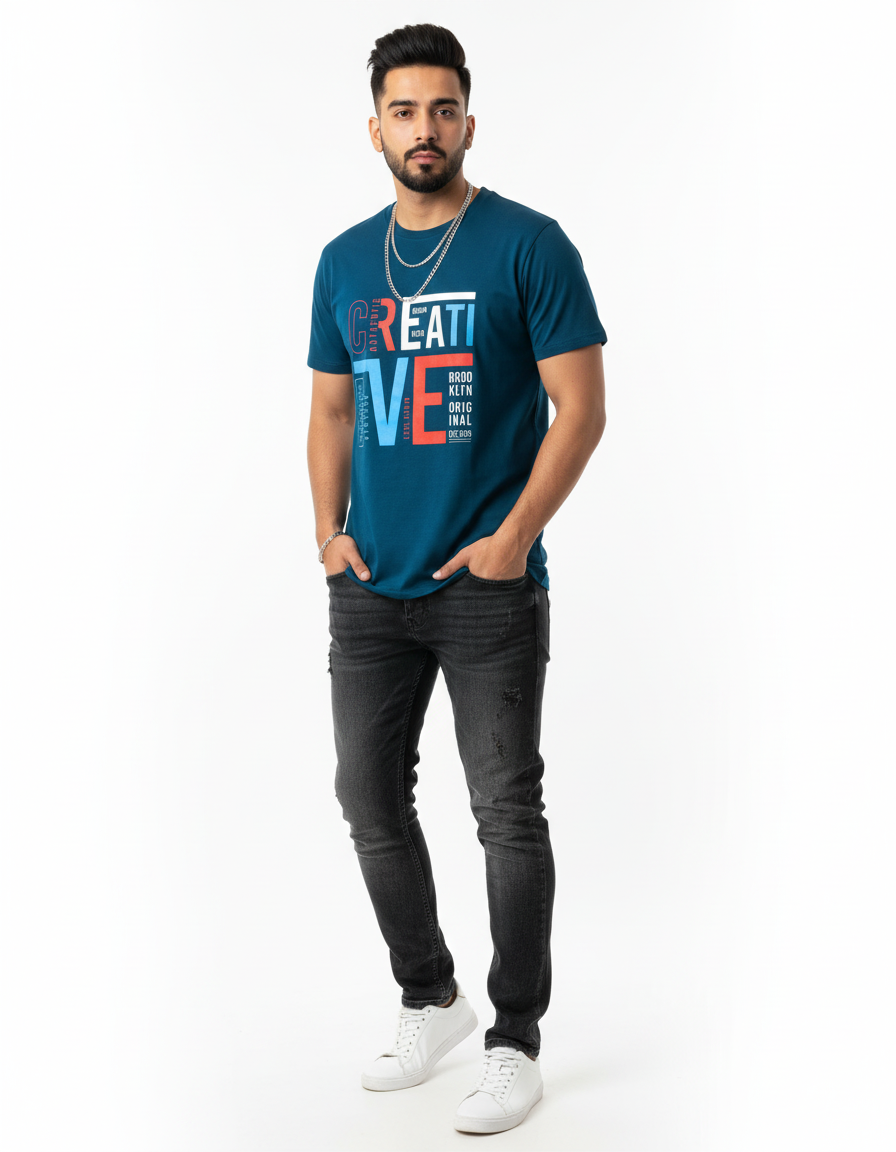 Male model - Creative tee