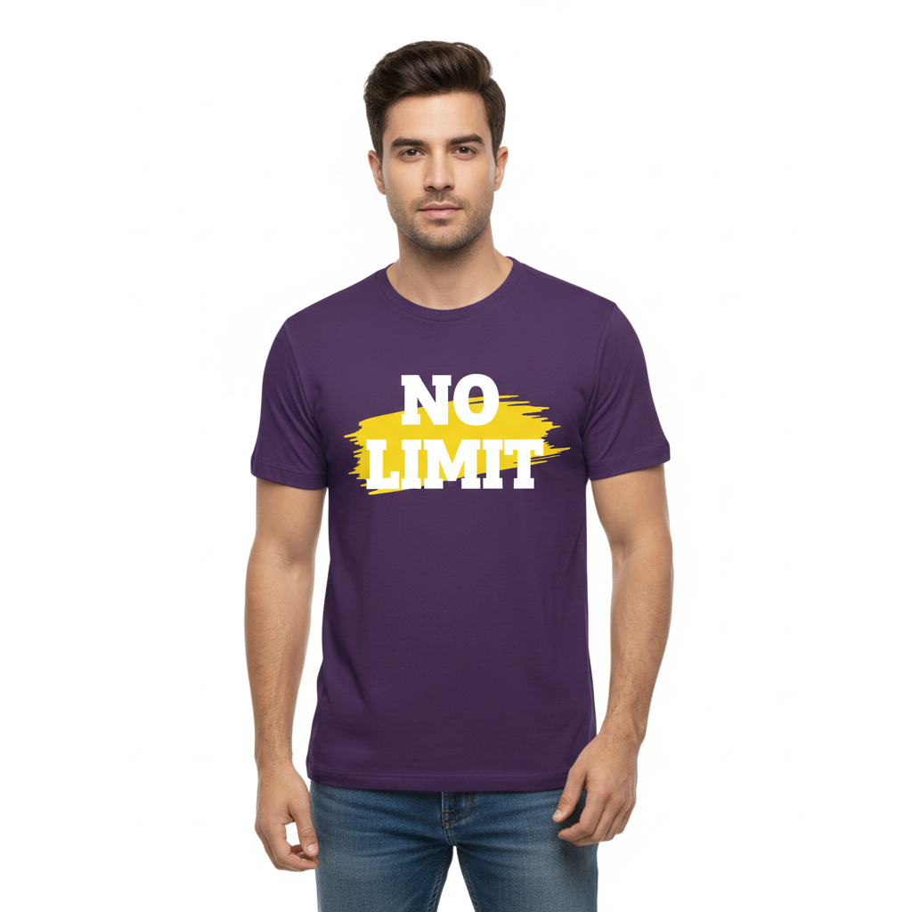 Male model - No Limit tee