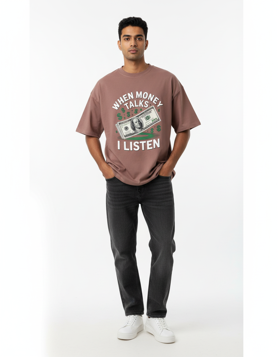 Money Talks Tee Male