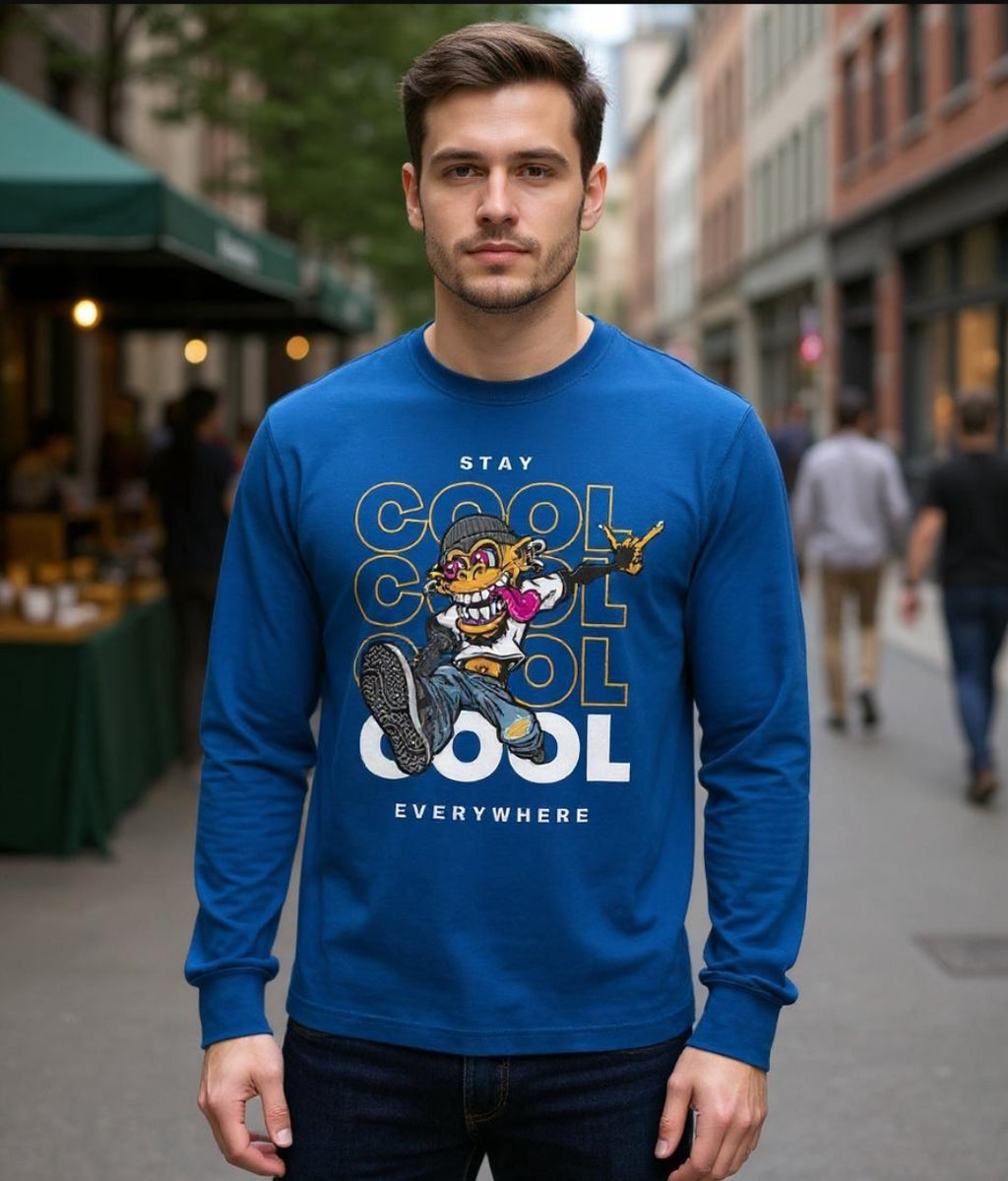 Stay Cool Graphic Long Sleeve Tee