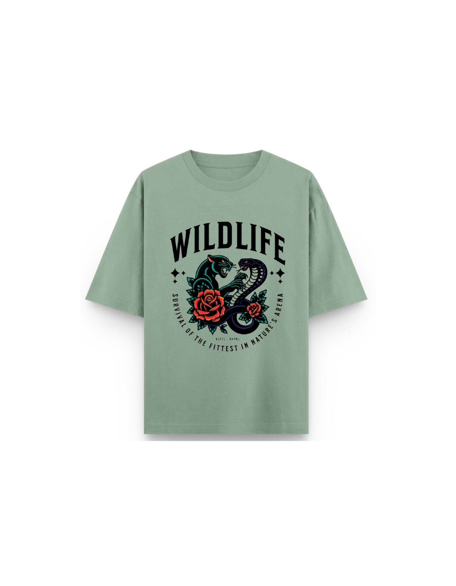 Panther Graphic Oversized T-Shirt