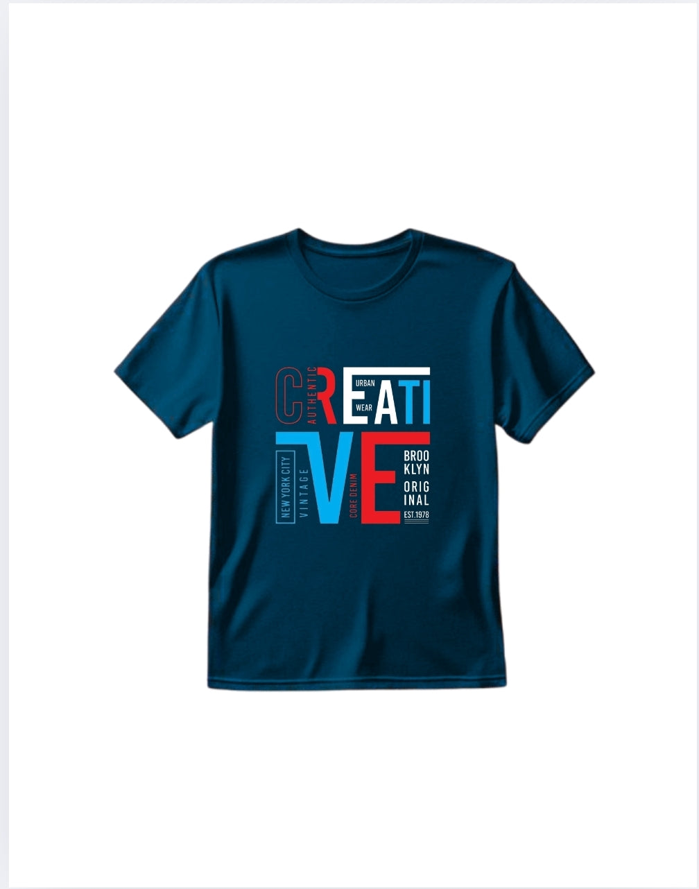 Creative Typography Graphic Tee