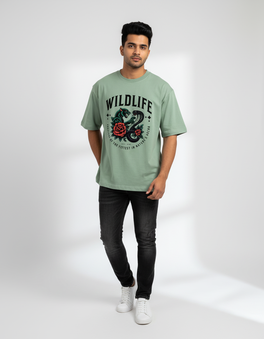 Wildlife Snake Tee Male