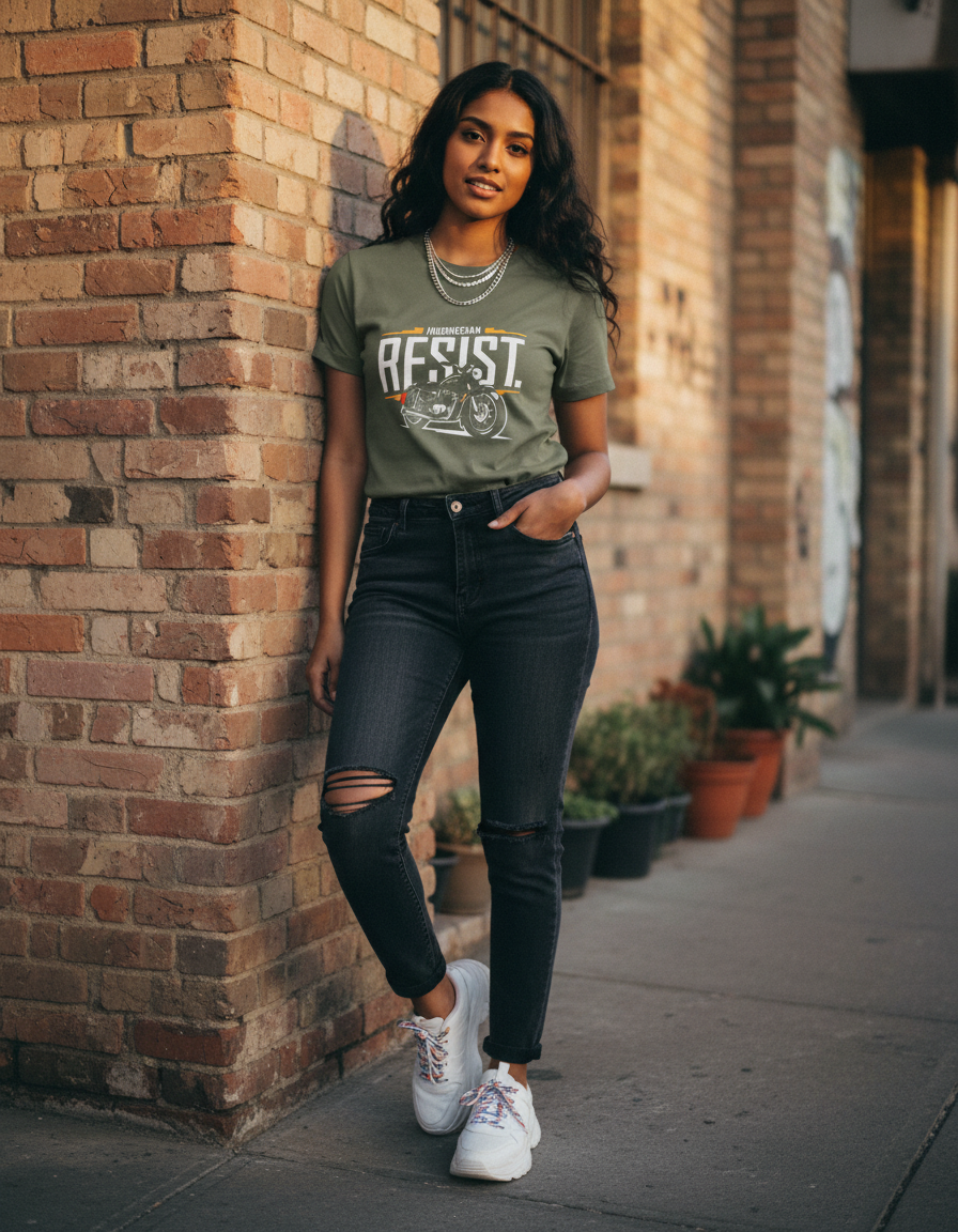 Retro Classic Vespa Graphic Premium Cotton Unisex T-Shirt